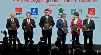 Altılı Masadan Yeni Anayasa Teklifi Sunum Toplantısı