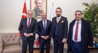 Başkan Soyer Linz Belediye Başkanı Luger’i ağırladı