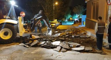 Bayraklı’ya bir ayda 500 ton asfalt