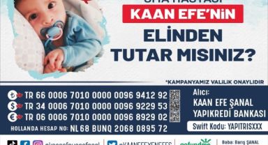 Minik Kaan'ın nefesi azalıyor