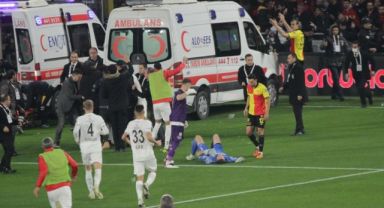 Sis ve işaret fişeğini statta görevli özel ambulans şoförleri tuvalete bırakmış