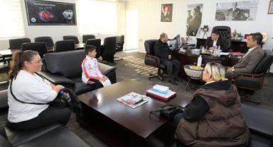 Sporculardan Başkan Vekili Özkan'a ziyaret