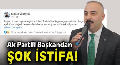 Ak Partili Başkan istifa ettiğini sosyal medyadan duyurdu!