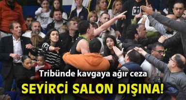 Aliağa Petkimspor - Manisa BB maçında tribünler boşaltıldı