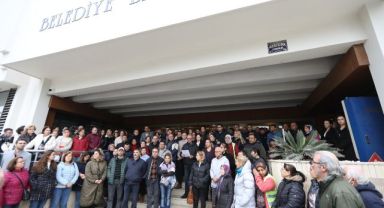 Belediye emekçilerinden Başkan Ceritoğlu Sengel’e destek