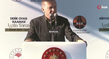 Cumhurbaşkanı Erdoğan: 'Mardin Havalimanı'nın adını Mardin Aziz Sancar Havalimanı olarak değiştiriyoruz'