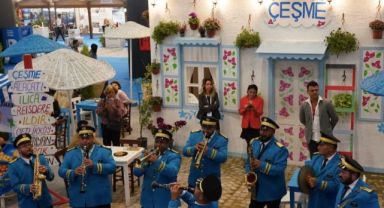 En iyi stant ödülü Travel Turkey'de fark yaratan Çeşme'nin!