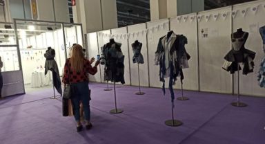 EÜ Moda ve Tasarım Yüksekokulundan “Denim Drapaj Sergisi”