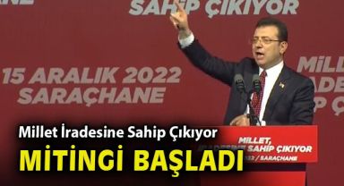 İmamoğlu için Büyük Saraçhane buluşması başladı...