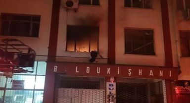 İş merkezindeki yangın korkuttu