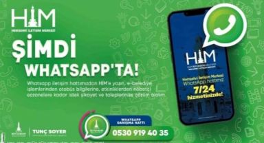İzmir Büyükşehir Belediyesi artık WhatsApp’ta