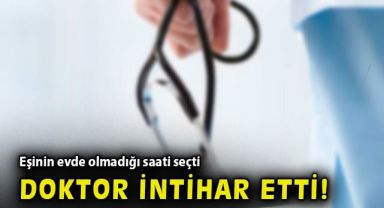 İzmir’de bir doktor evinde intihar etti!