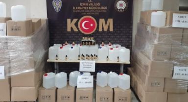 İzmir polisinden yılbaşı öncesi sahte alkol operasyonu