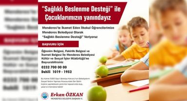 Menderes Belediyesi yüzleri güldürmeye devam ediyor