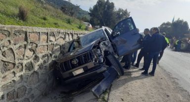 Muğla Orman Bölge Müdürü trafik kazası geçirdi