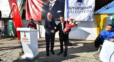 Seferihisar’daki üreticiye küçükbaş hayvan desteği