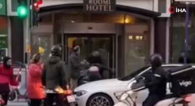 Şişli'de kağıt toplayıcıları vatandaşa kürekle sopalarla böyle saldırdı: 2 yaralı