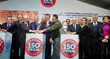 İmamoğlu temel atma töreninde konuştu: 2023 yılı çok güzel olacak