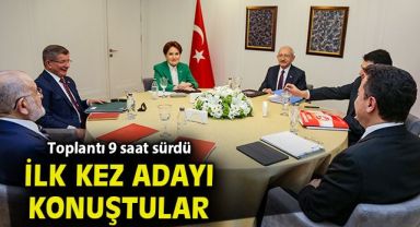 6'lı masa aday belirleme görüşmelerine başlama kararı aldı