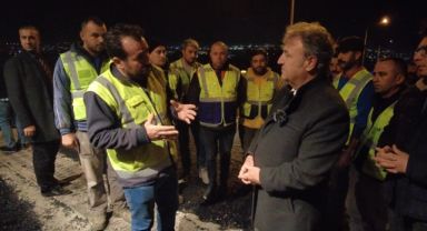 Başkan İduğ’dan işçilere baklava sürprizi