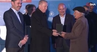 Cumhurbaşkanı Erdoğan'dan, Manavgat'ta yapılan konutların hak sahiplerine müjde