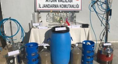 Ev değil içki imalathanesi çıktı!
