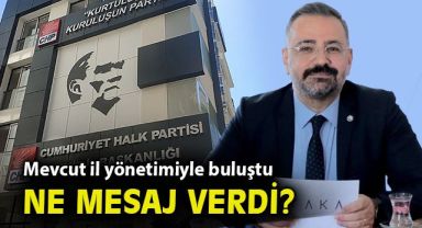 İl Başkanı Aslanoğlu, yönetimle buluştu
