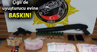 İzmir'de uyuşturucu tacirinin evinden çıkan para şok etti