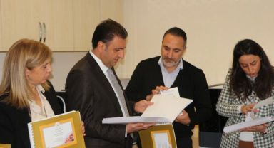 İzmir İl Milli Eğitim Müdürü Dr. Murat Mücahit Yentür Türkiye Görme Özürlüler kitaplığını (TÜRGÖK) ziyaret etti