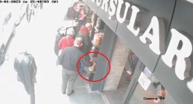 Turşu hırsızı kamerada