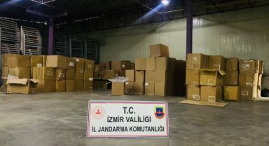 Yeni yılın ilk büyük kaçak tütün yakalaması İzmir'den
