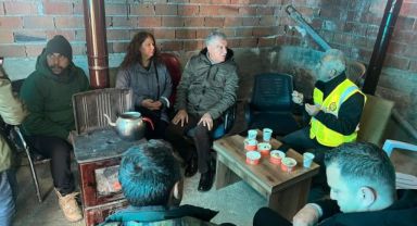 Başkan Engin'den deprem bölgesine ziyaret