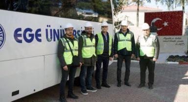 Ege Üniversitesinden uzman ekip deprem bölgesinde incelemelerde bulunacak