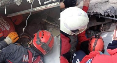 Elazığ Belediyesi itfaiye ekiplerinden hayatta tutan 'dokunuş'