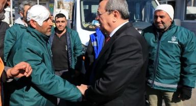 Hatay’daki Konak Belediyesi ekibi görevinin ardından Konak’a döndü