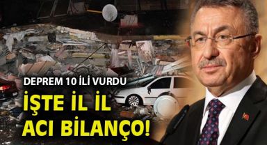 İlk resmi açıklama: Oktay, saat 10:00 itibariyle 284 ölü 2 bin 323 yaralı var!