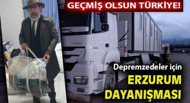 İzmir'deki Erzurumlular seferber oldu, çeyizini bozup getiren de var!