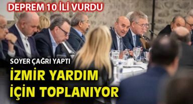 İzmir, yardım için toplanıyor