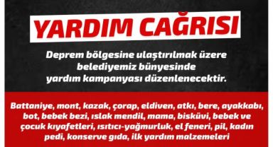 Kemalpaşa Belediyesi'nden dayanışma kampanyası