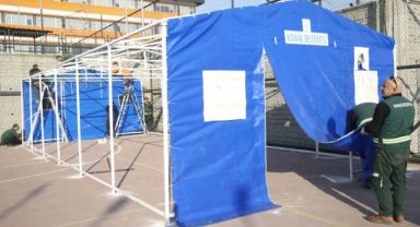 Konak Belediyesi Kahramanmaraş’ta 100 ailelik çadırkent kuruyor