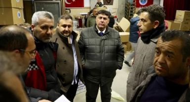 Menderes Belediyesi’nden deprem bölgesine yardım kampanyası