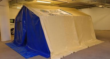 Menemen Belediyesi'nden deprem bölgesine çadır desteği