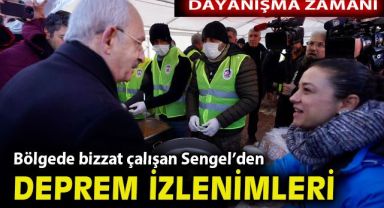 Sengel: Dayanışmayı büyütmek ve sürdürmek zorundayız!