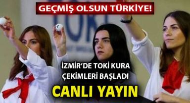 TOKİ İlkevim İzmir kura çekimleri ertelendi...