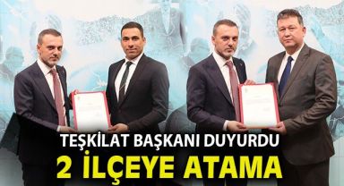 Ak Parti İzmir'de iki ilçeye daha atama yapıldı