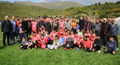 Başkan Aydın, Seferihisar'daki stat için 