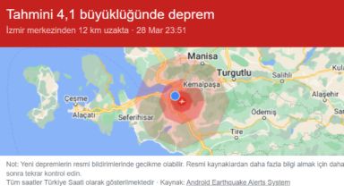 Buca'da 3.7 büyüklüğünde deprem!