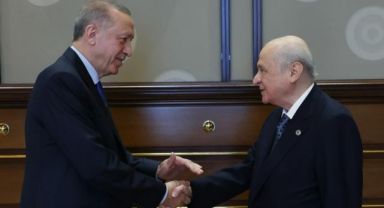 Cumhurbaşkanı Erdoğan, Bahçeli görüşmesi sona erdi
