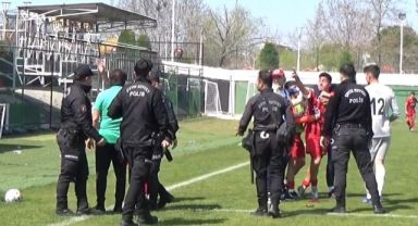 Hakeme hakaretle başlayan gerilimin ardından yeşil saha ringe döndü
