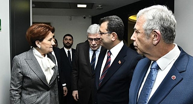 İmamoğlu ve Yavaş'tan Akşener'e ziyaret